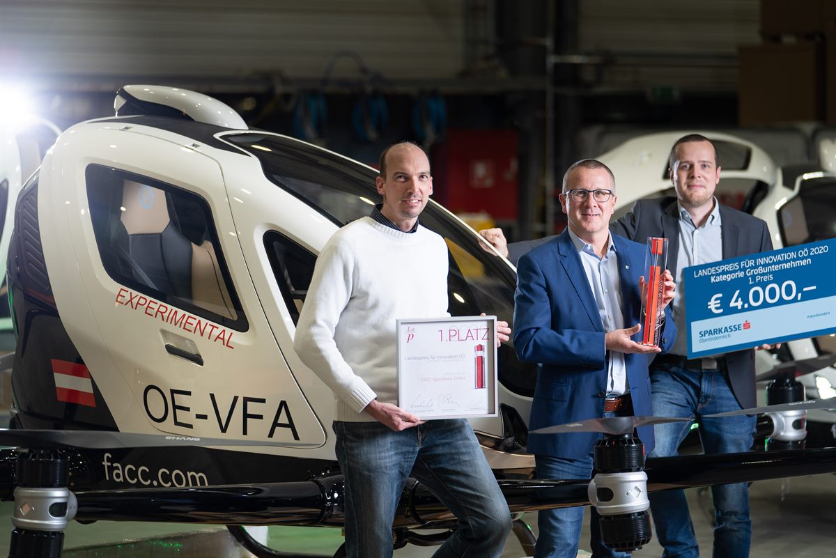 Landesinnovationspreis 1. Platz für FACC