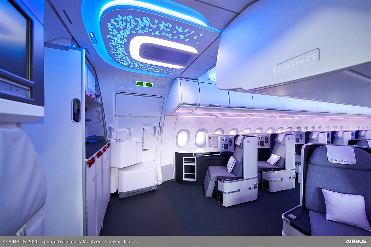Entrance Area of the A320 Family Airspace Cabin